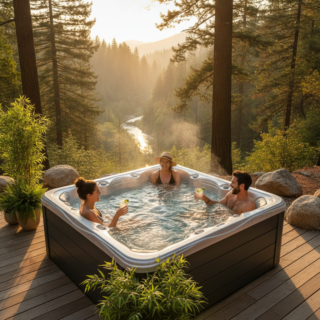 Aura Spas 'Orion' 5-Person Luxury Hot Tub - Image 2