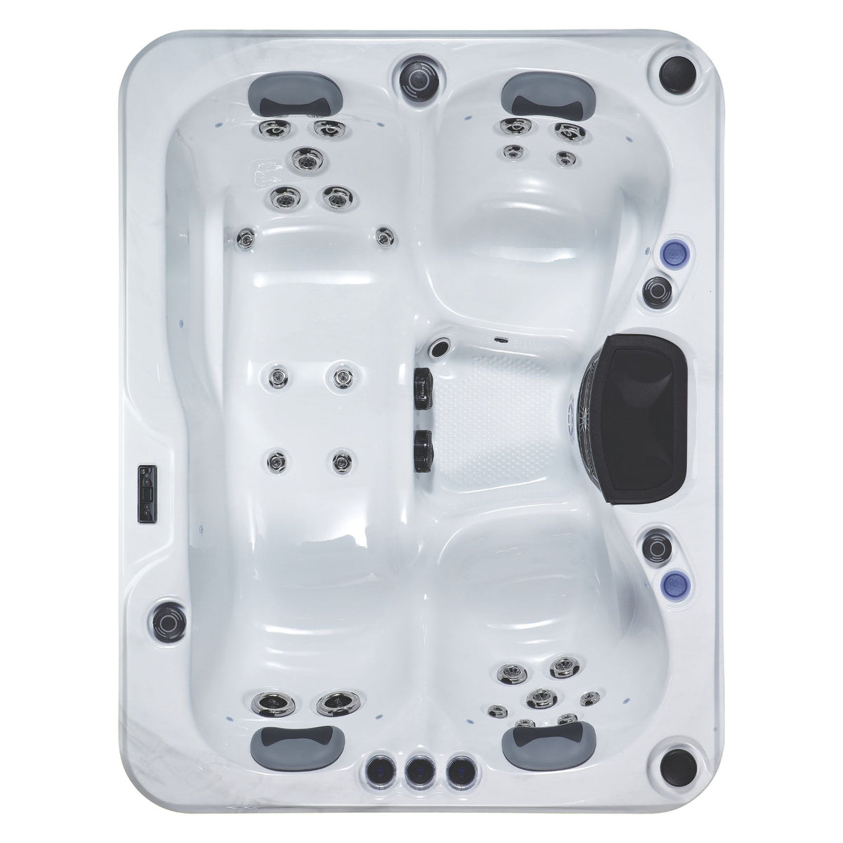 Aurelia Nido 3-Person Hot Tub | 26 Jets & Lounger